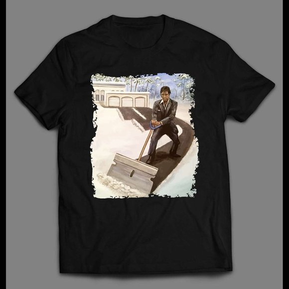 Tony Montana Snow Plow The Yayo Road Christmas Mashup Shirt - Picture 3 of 4
